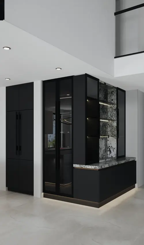 Worongary — detail of the completed interior